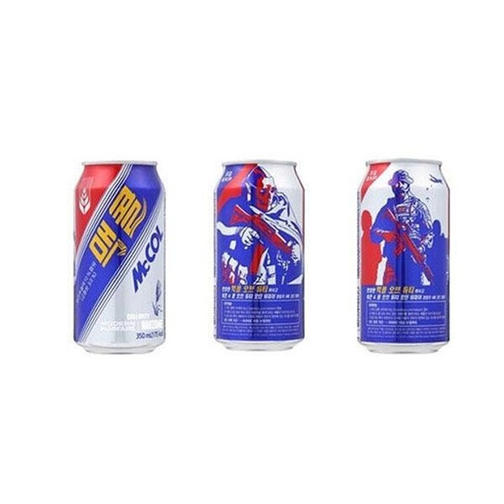 아트박스/마전동상회 맥콜 뚱캔 355ml 캔 음료 24개