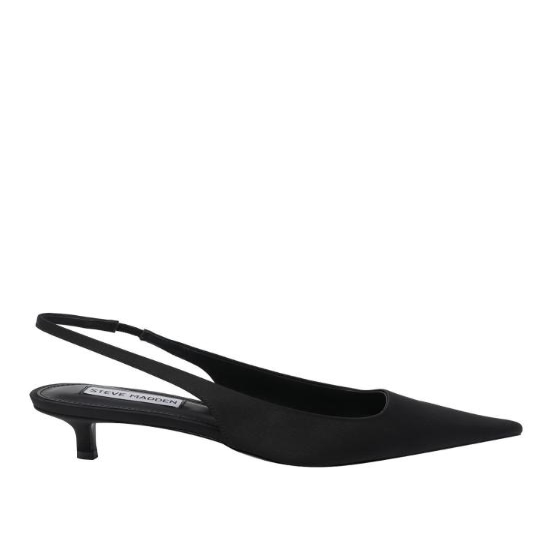 [해외배송] 26SS 스티브매든 샌들 KARIBLACKSATIN Black