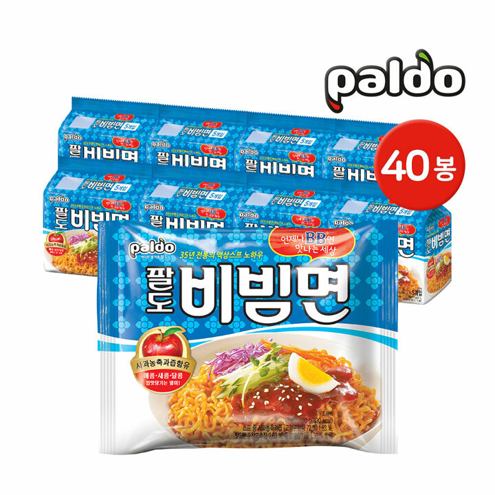 [G] 팔도 봉지라면 팔도비빔면 40입 (5입x8개)