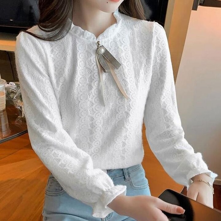 미니보타이반목블라우스RNR-0021