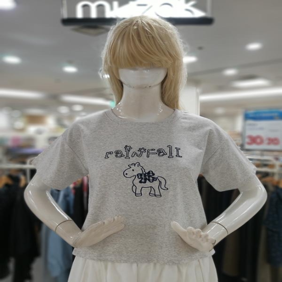 무자크 세이브존09 포인트 면 숏 반팔 티 MQ6WTS18