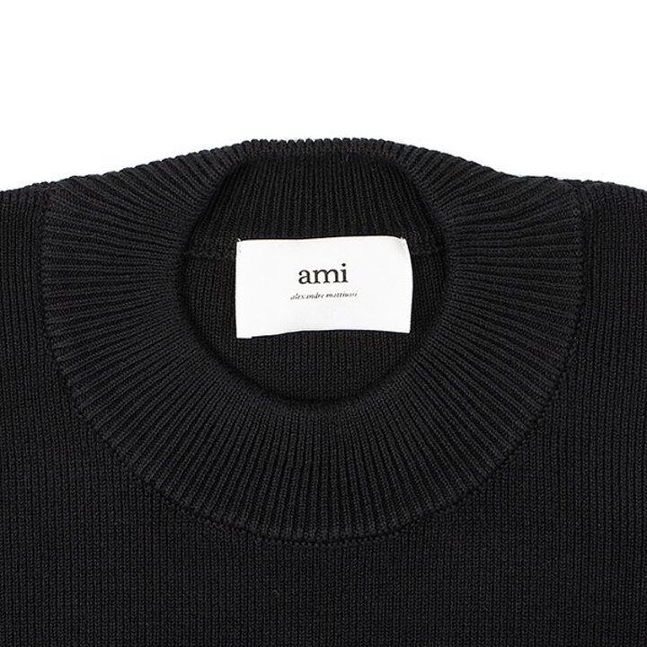 하트 로고 남성 니트 / UKS046KN0042 001