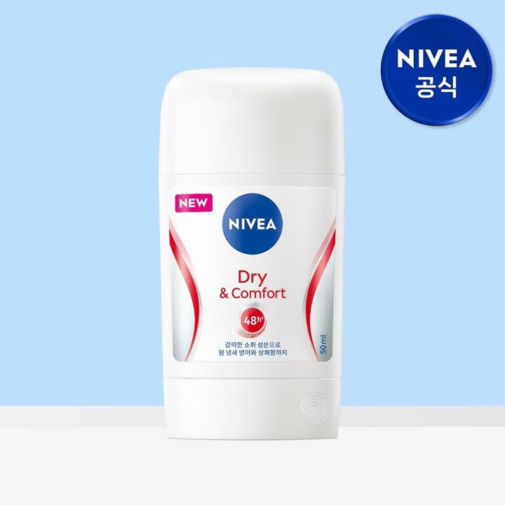 니베아 데오드란트 스틱 드라이 앤 콤포트 50ml 1개