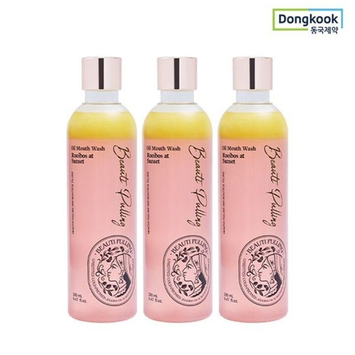 (하루30초 오일가글)동국제약 뷰티풀링 오일가글 280ml 3개세트 (에메랄드민트/파인포레스트..