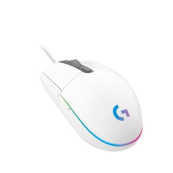 (주) 아트박스_0024772567 아트박스/오피스큐 로지텍 광마우스 G102 LIGHTSYNC 화이트 Logitech