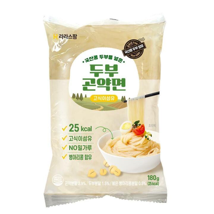 [25Kcal] 라라스팜 두부곤약면 기본면 180gX10봉
