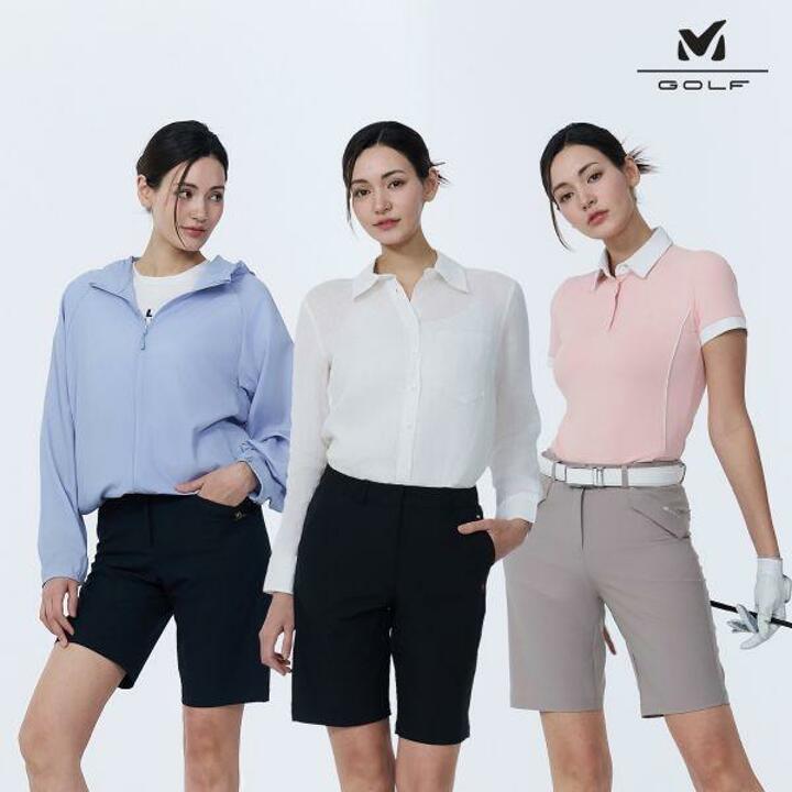 25SS 밀레골프 여성 하프팬츠 3종세트