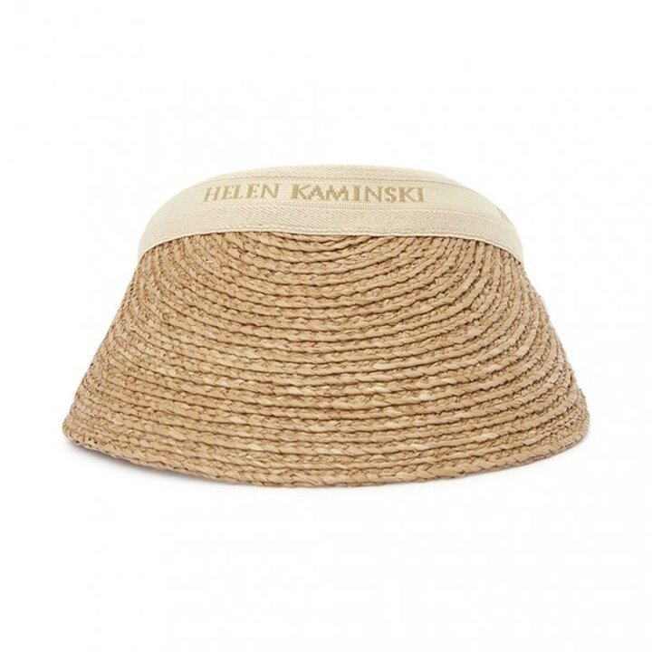 헬렌카민스키 비앙카 10 여성 바이저 HAT50265 NOUGAT NATURAL LOGO