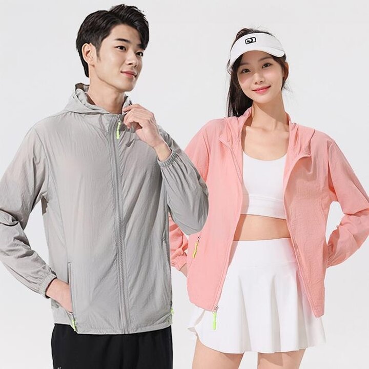 남자남녀공용쿨바람막이여름스포츠등산초경량바람막이점퍼