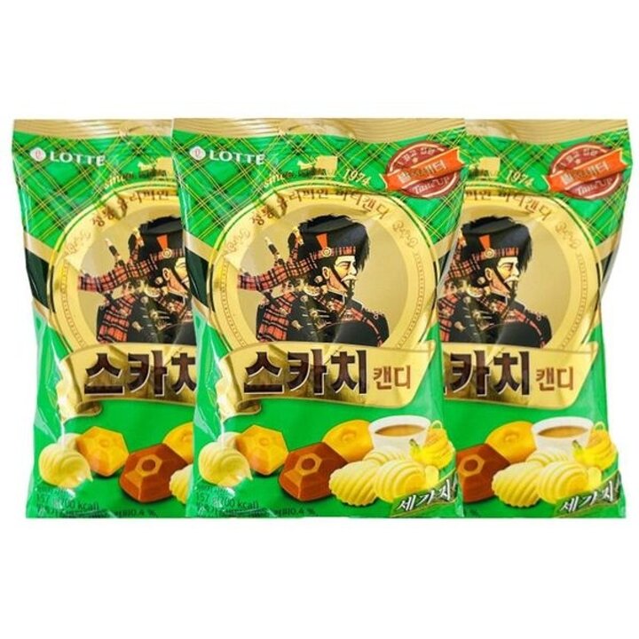 스카치캔디 스카치3가지맛캔디 버터 커피 바나나 3개[35017705]