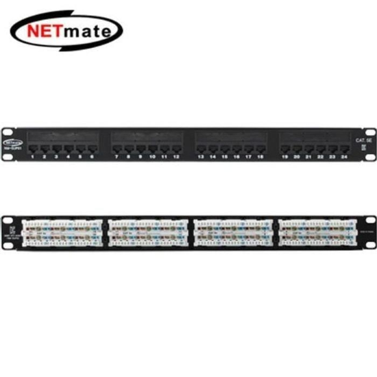 47891588-SUP01 판넬 24포트 1U 패치 넷메이트 CAT.5E