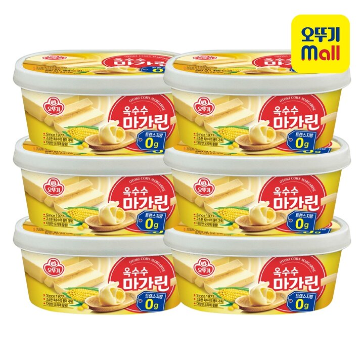 [본사직영] 오뚜기 옥수수마가린 200g 6개