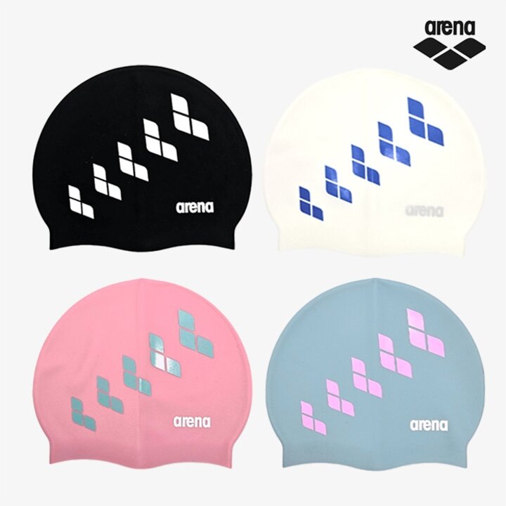 아레나 팀 실리콘수모 남자 여자 성인 수영모