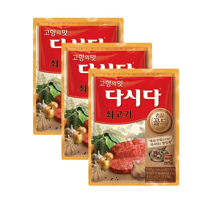 CJ 다시다 명품골드 100g x3개