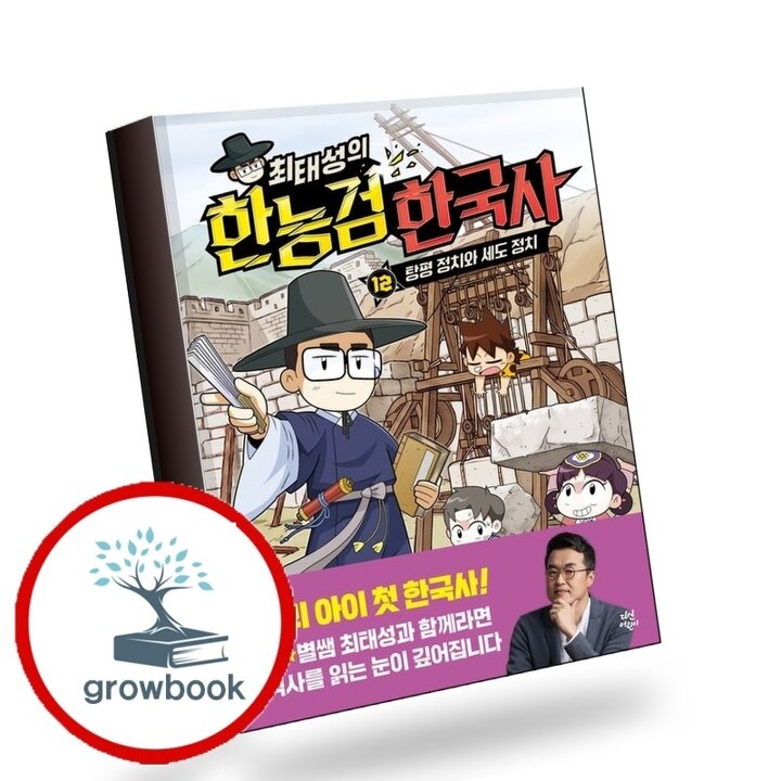 최태성의 한능검 한국사 12 탕평 정치와 세도 정치 책 도서 학습
