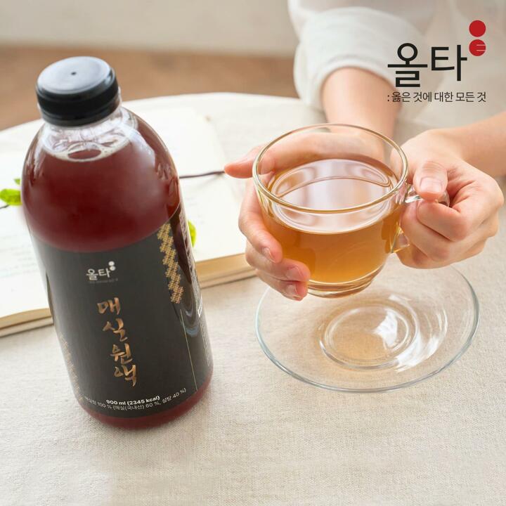 국내산 100 고흥 매실청 올타 매실원액 900mlX4병