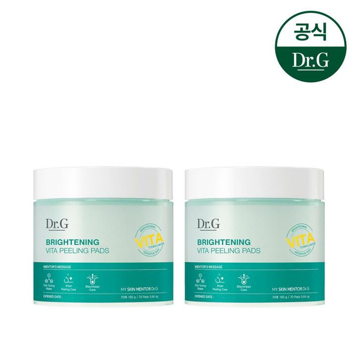 닥터지 브라이트닝 비타 필링 패드 70매 1+1