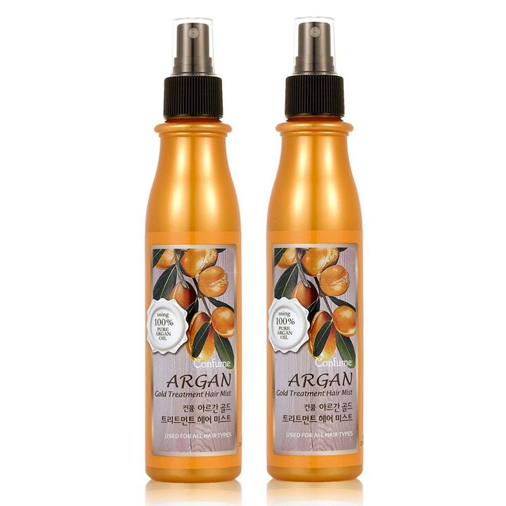 과일나라 아르간 헤어미스트 200ml 2개 수분 탄력 손상모 영양 공급