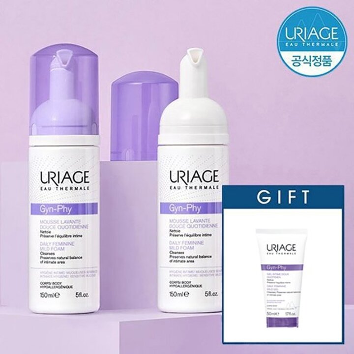 유리아쥬 진피 마일드 폼 150ML (여성청결제) X 2개 +GIFT
