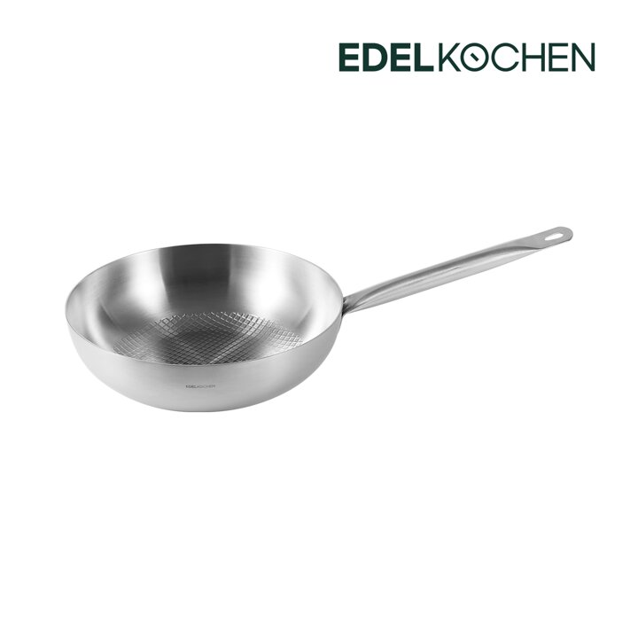 [에델코첸] 통3중 코지프리즘 웍팬 28cm (사틴_엠보)