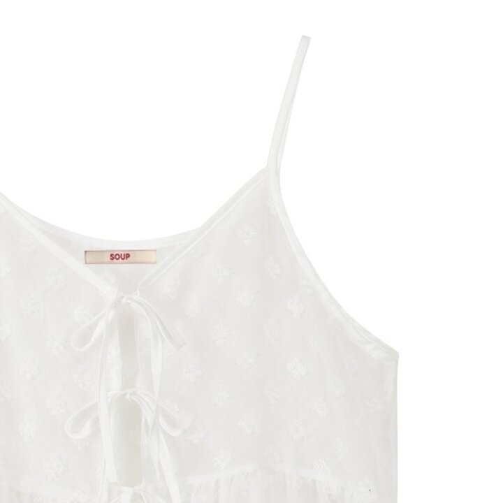 (신세계타임스퀘어점패션관)펀칭 패턴 뷔스티에 블라우스 (S64SS02)