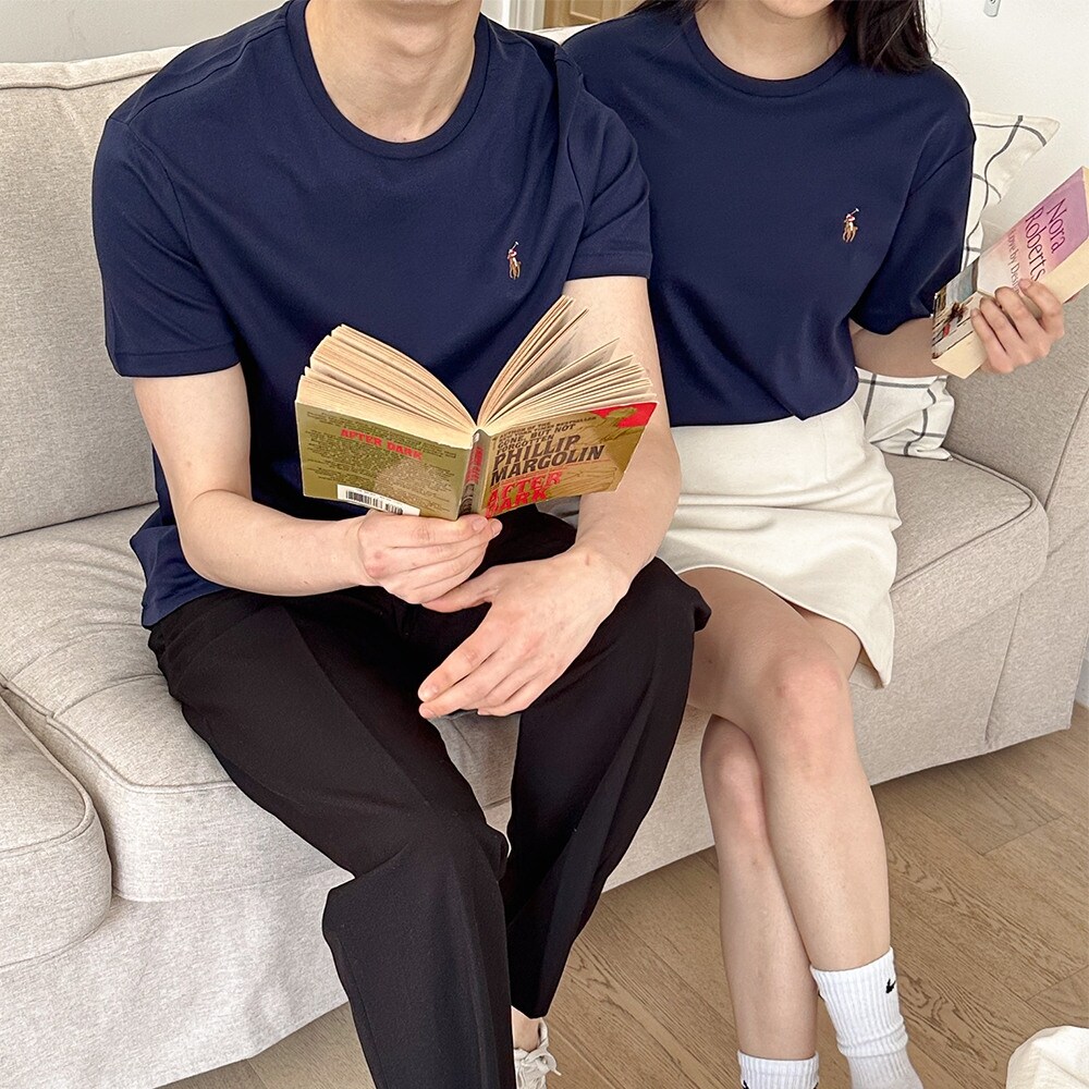 폴로 랄프로렌 남여공용 멀티포니 로고 라운드 반팔티셔츠 ( 8 COLOR )