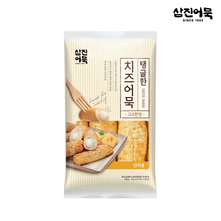 [삼진어묵] 탱글한 치즈어묵(고소한맛) 300g