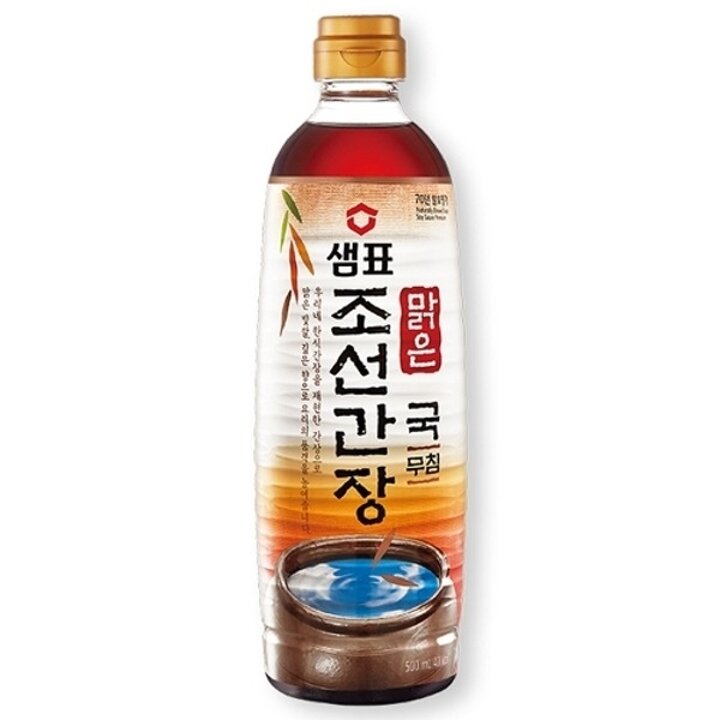 샘표 맑은조선간장 500ML15167048587863