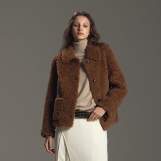 [리오벨] 25FW 호주산 프리미엄 양모 100 하프코트