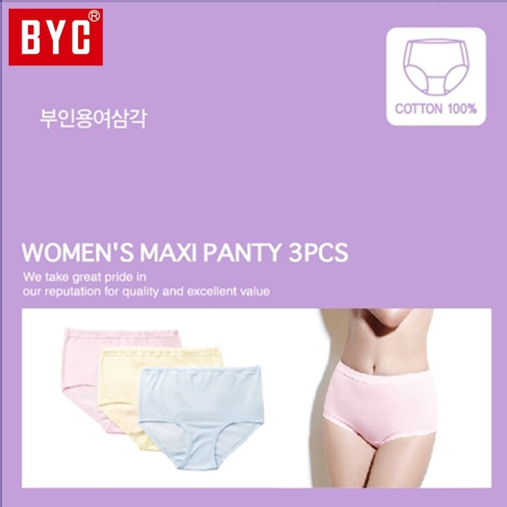 [BYC] 여성 부인용 3매입 삼각팬티 DOLT7531