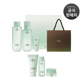한율 어린쑥 수분진정 토너 플루이드 2종 세트