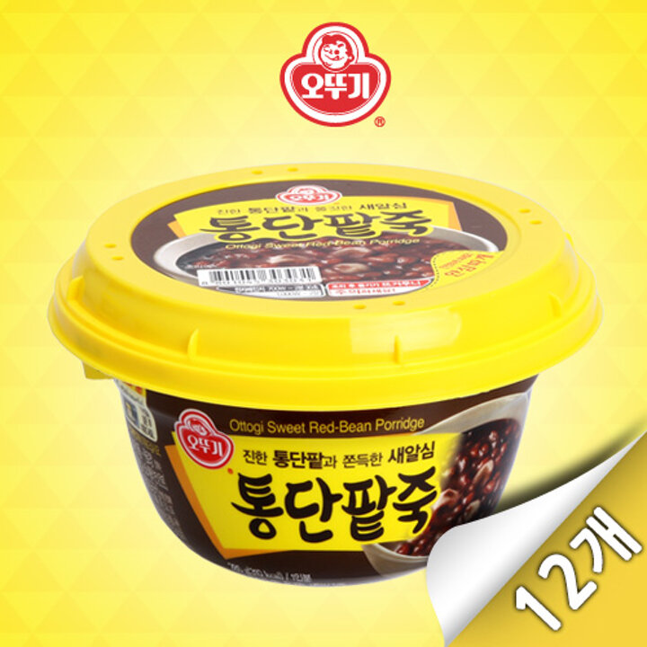 오뚜기 통단팥죽 285g*12입