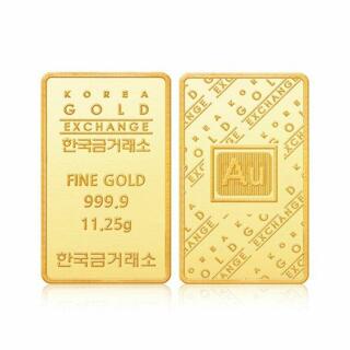 한국금거래소 순금 골드바 11.25g / 고급케이스