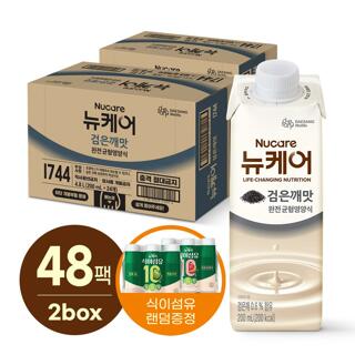 [S][대상웰라이프]뉴케어 고소한검은깨맛 200ml x 24팩 2박스
