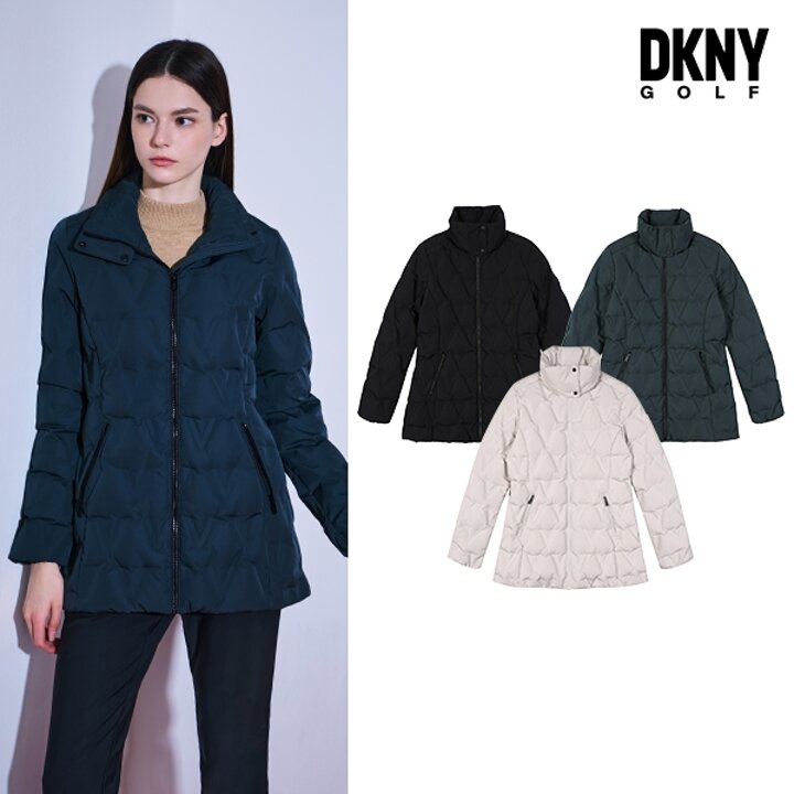 [DKNY GOLF] 23FW 튜브 덕다운 재킷 여성 3컬러 택1