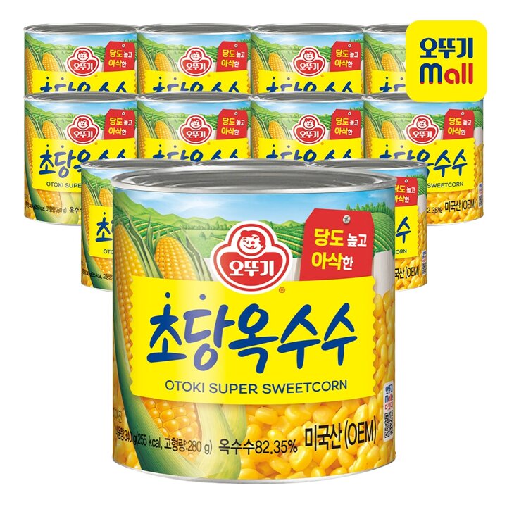 [오뚜기] 수퍼스위트콘 초당옥수수 340g 12개