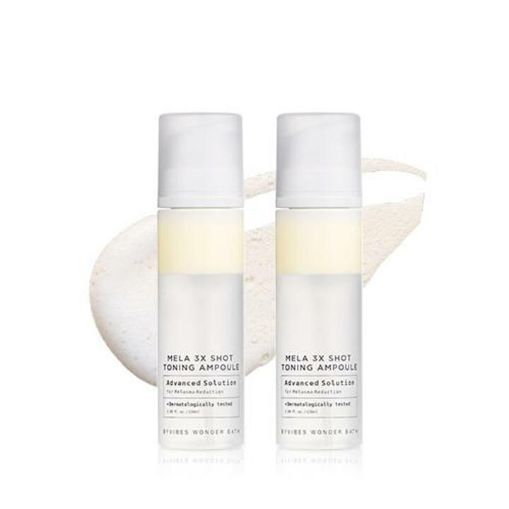 원더바스 멜라 3X샷 토닝 앰플 130ml 1+1