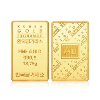 한국금거래소 순금 골드바 18.75g / 고급케이스