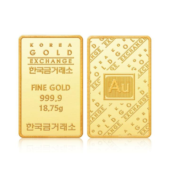 한국금거래소 순금 골드바 18.75g / 고급케이스