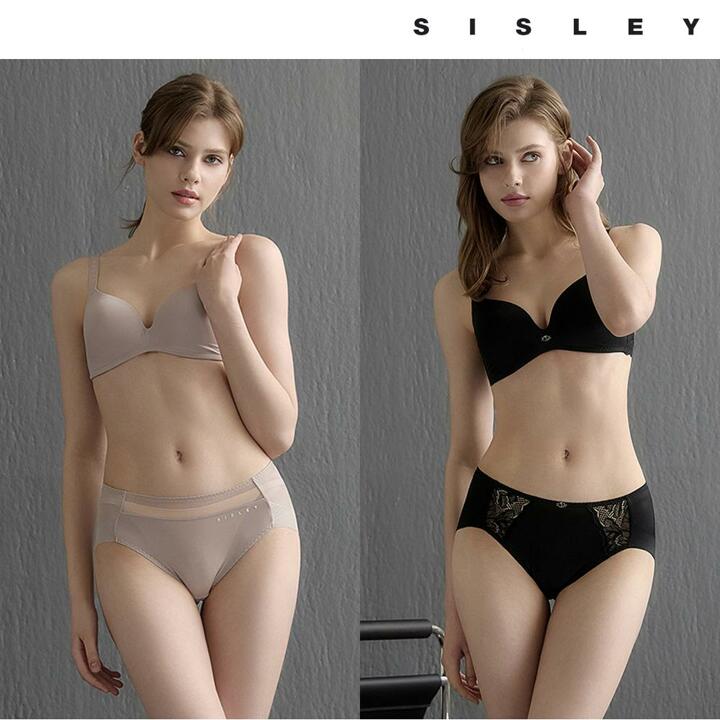 [최초가 79,800원]시슬리 SS23 노와이어 풀커버 몰드 브라팬티 4종