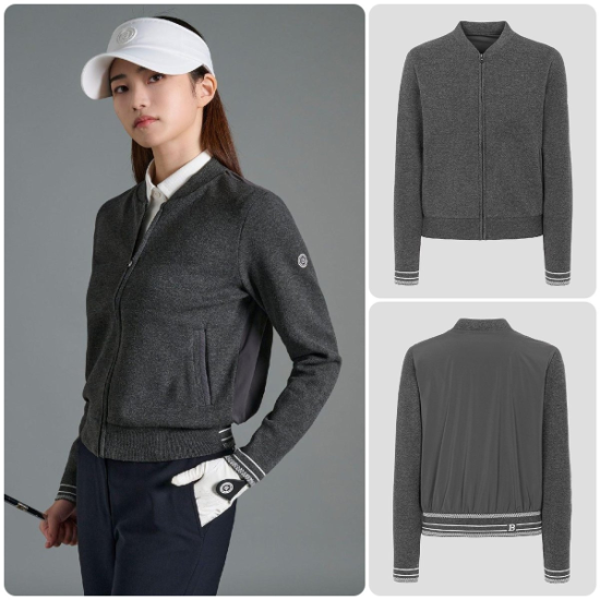 (신세계강남점)FW25 여성 우븐 하이브리드 카디건 - 그레이 (BJ5951A263)