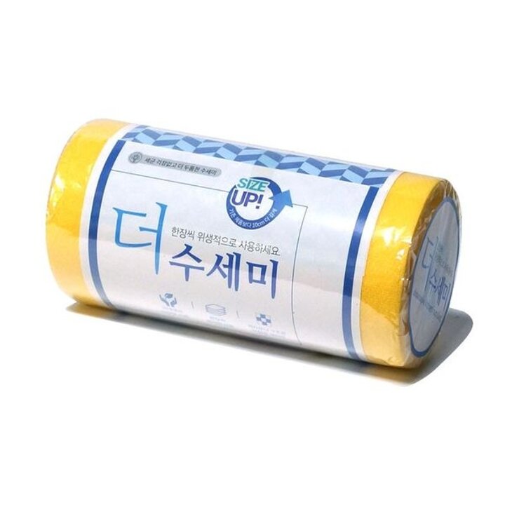 프리세이 일회용 더 수세미 옐로우 60매[35344025]