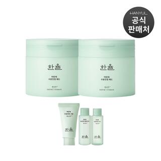 한율 어린쑥 수분진정 패드 60매+10매 더블 세트