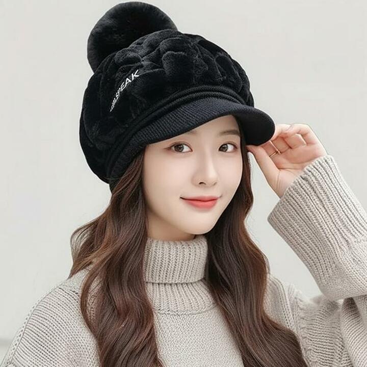 [플로레센스]귀여운폼폼패션모자2종