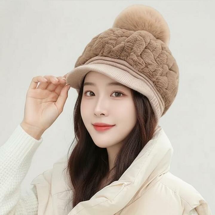 [플로레센스]귀여운폼폼패션모자2종