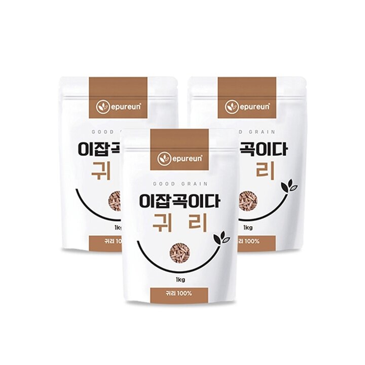 [이잡곡이다] 25년 국산 햇 강진 쌀귀리 1kg x 3봉