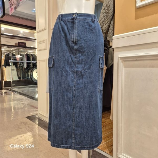 [하프클럽/BCBG] 올앤썬드리 여름26 데님 PK 스커트 A6M4S278-P419743761