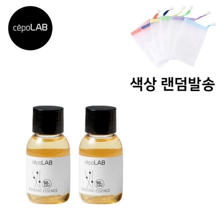 세포랩 바이오제닉 에센스 60ml 고농축 발효 스킨에센스 탄력 보습 대용량   비누망 사은품 무료증정