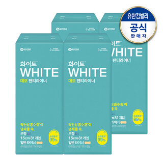 화이트 데오 팬티라이너 일반 81매x4팩