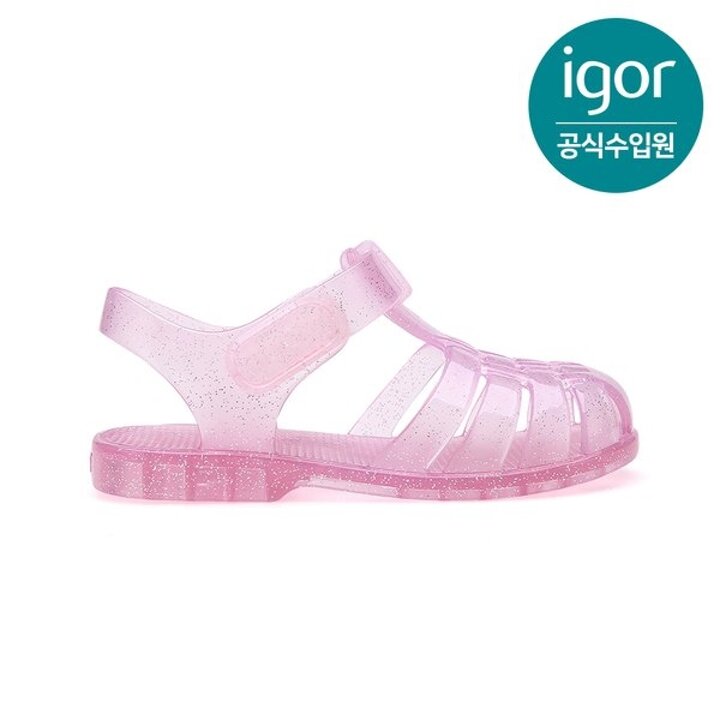 (신세계센텀점)[IGOR] 이고르 클라시카 젤리슈즈 크리스탈 글리터 핑크